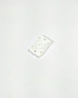 Single Detachable Valve End Cap White PPL