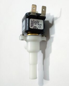 AC Single Valve 230v White PPL Without Flow