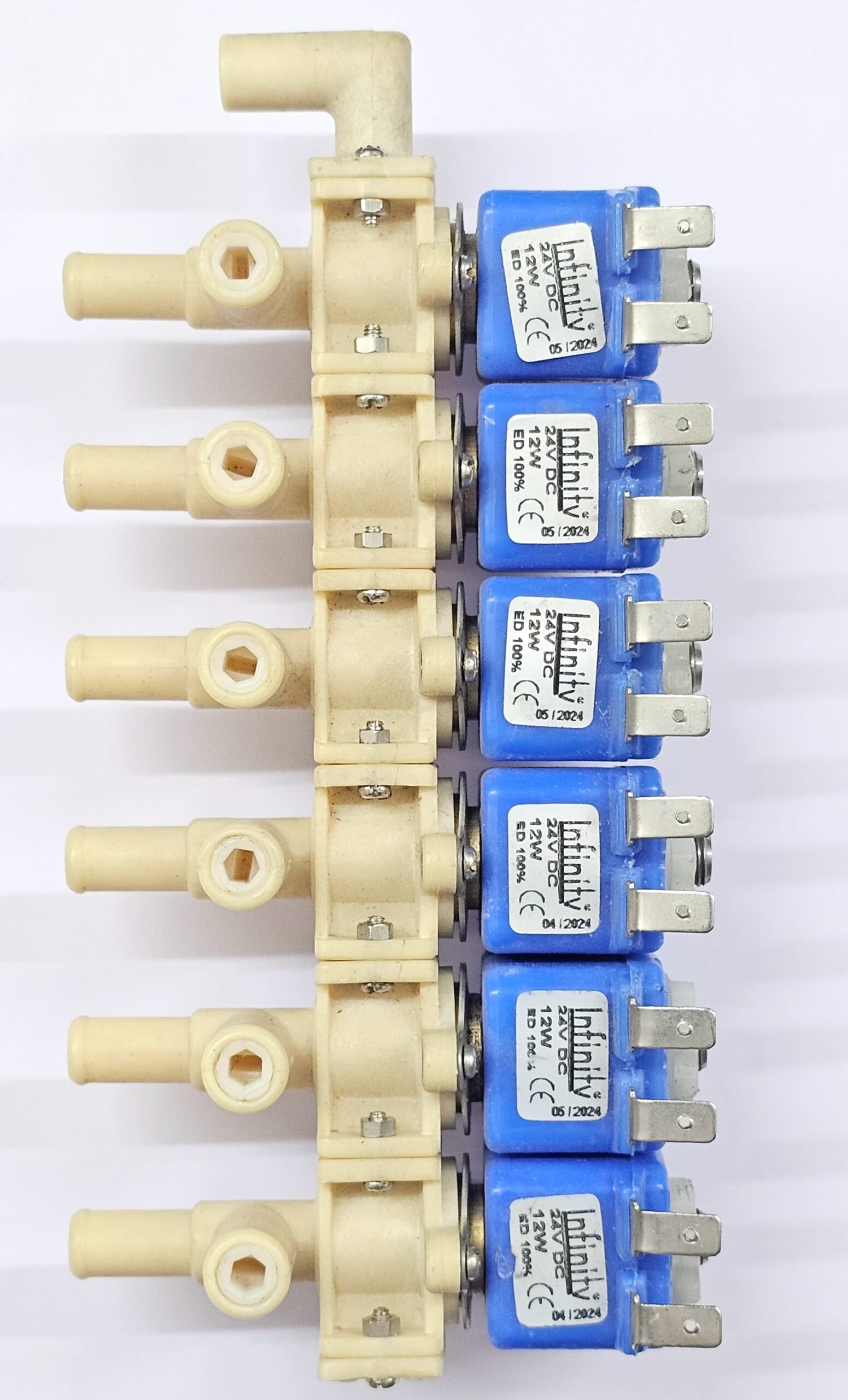6 Way Valve Set DC 24v Infinity Det. Br. Flow RA