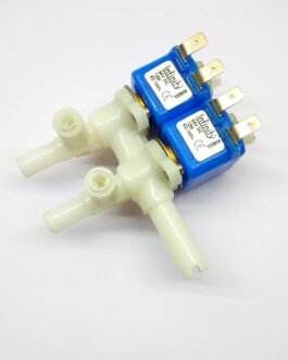 Double Valve DC 24v White PP Flow